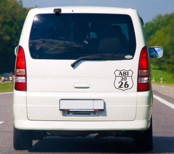 Abi 2026 Aufkleber – Route Design